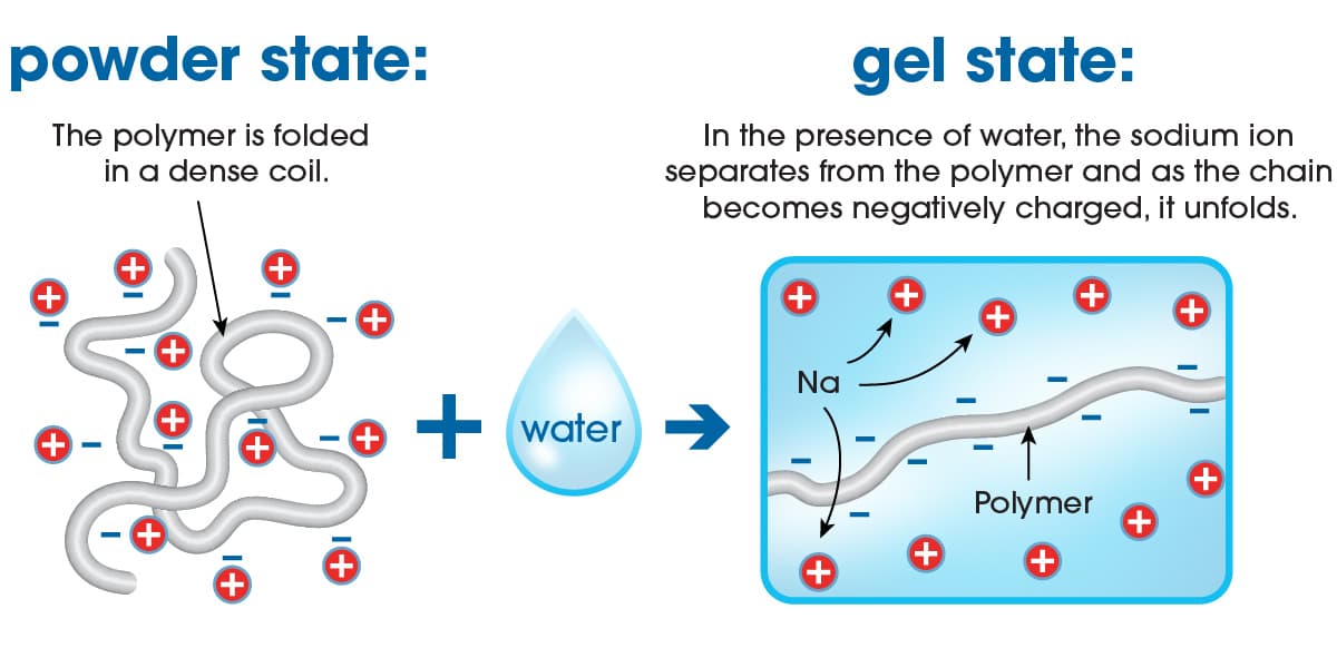 Biodegradable Water-Absorbing Gel Sap Super Absorbent Polymer for